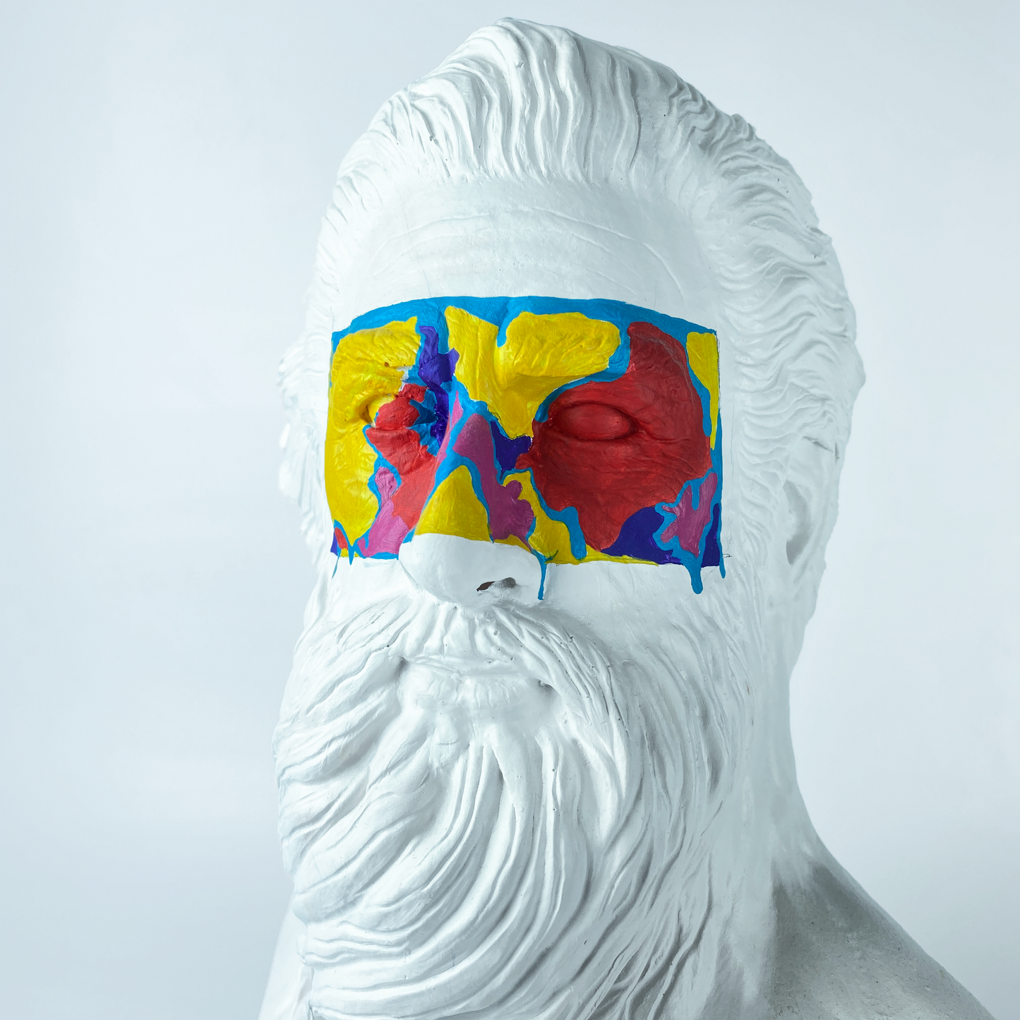Poseidon Art Mask Heykel