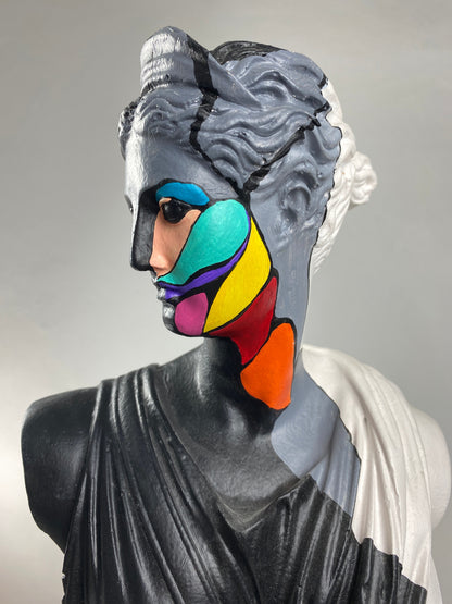 Artemis Slice of Color Sculpture