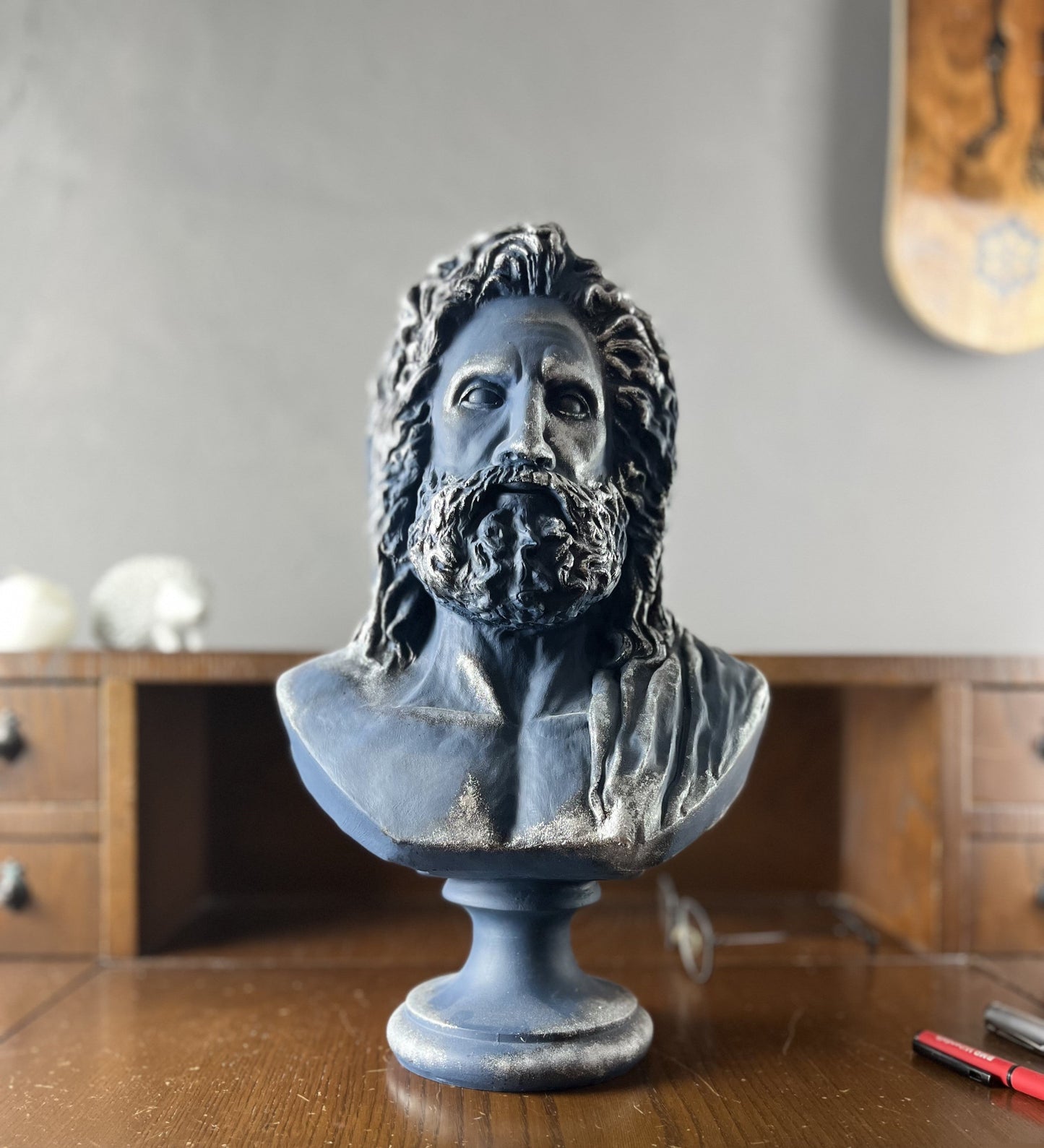 Zeus Silver Tone Heykel