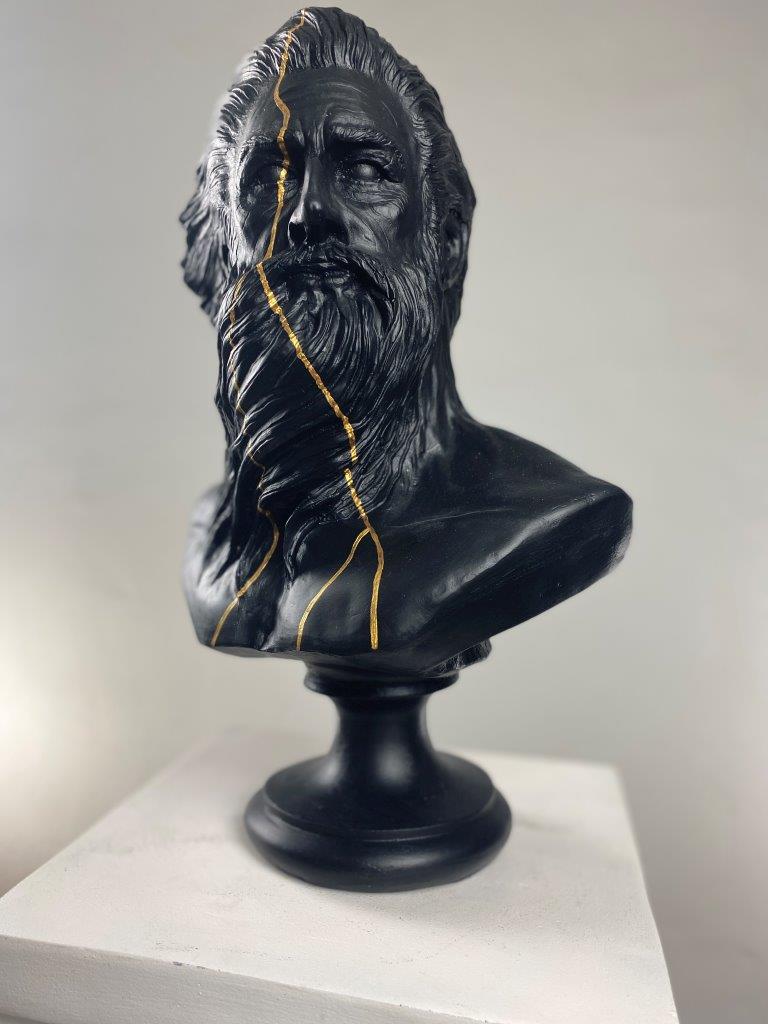 Poseidon Gold Streak Heykel