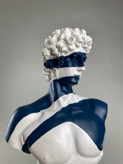 David Blue Wave Büyük Heykel