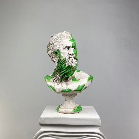 Poseidon Mossy Heykel