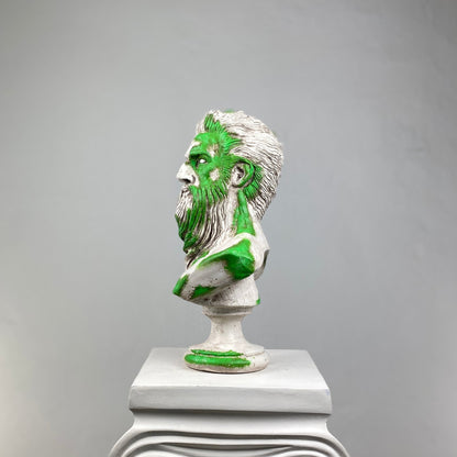 Poseidon Mossy Sculpture