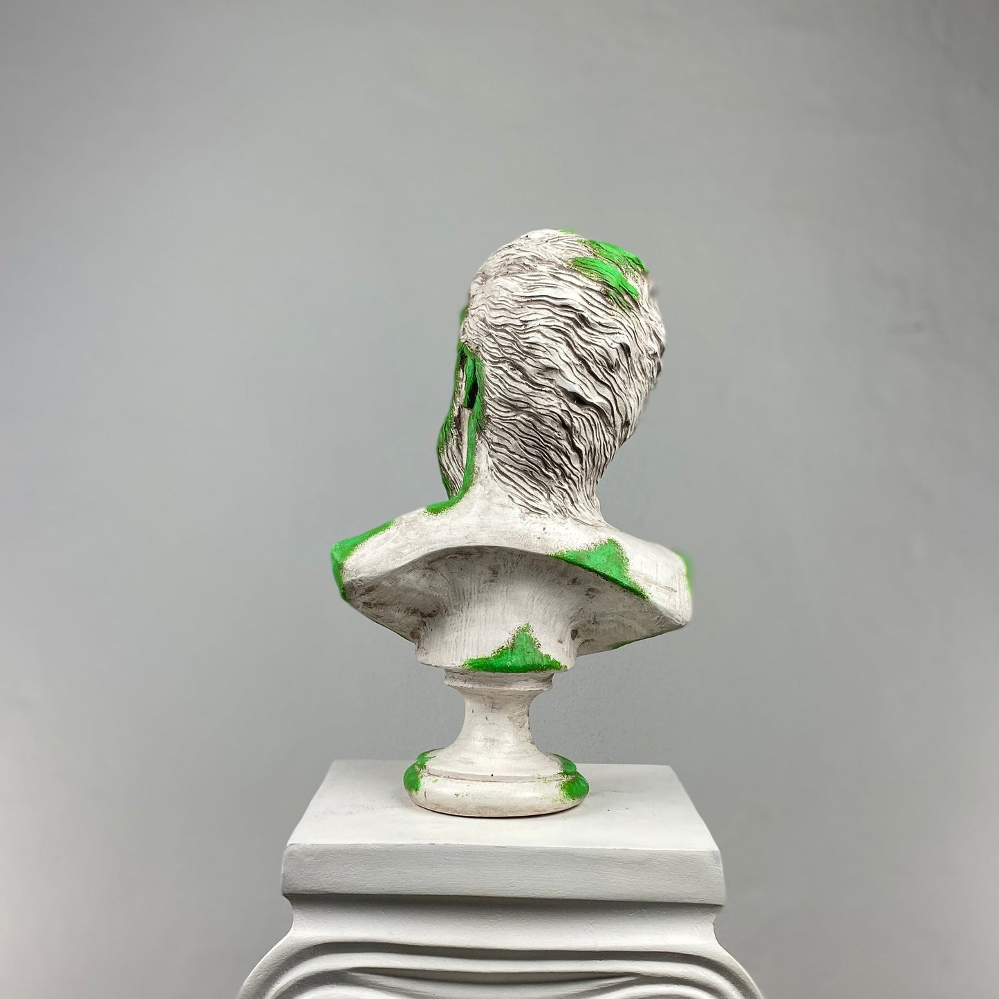 Poseidon Mossy Sculpture
